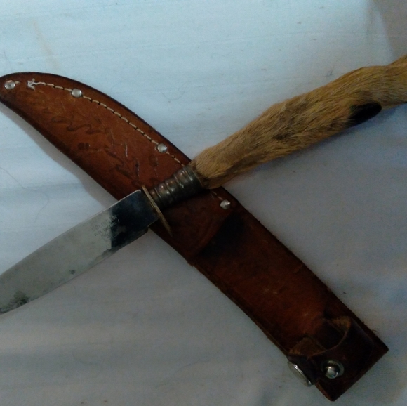 Antique Solingen Knife Stillborn Baby Deer Hoof - Picture 2 of 8